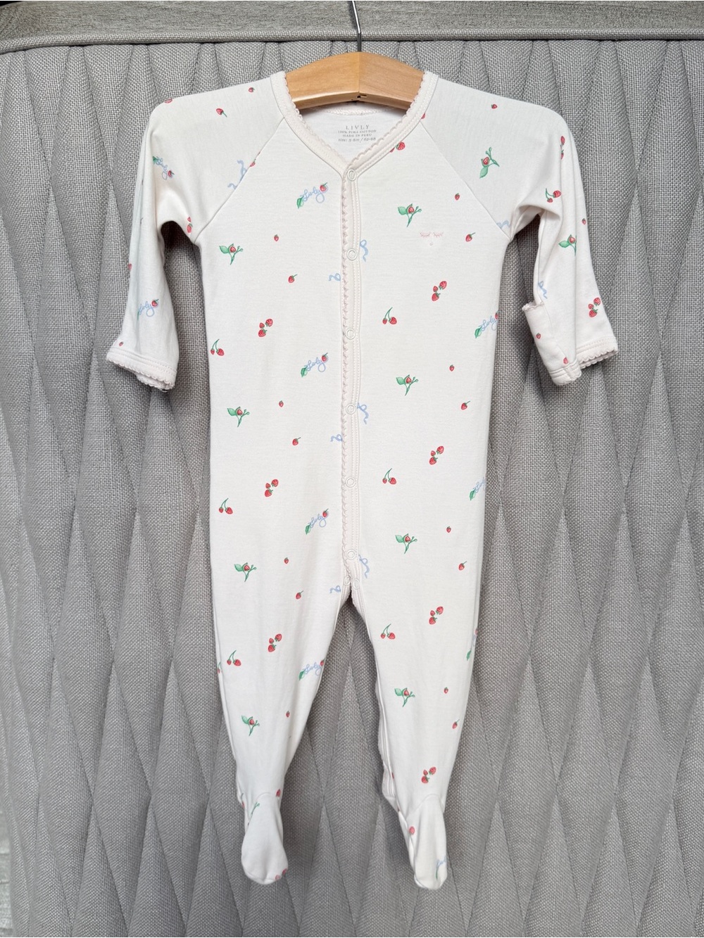 Livly Cherry-Print One-Piece 3-6 month